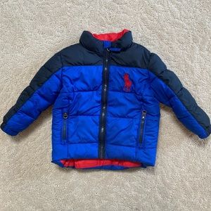 Ralph Lauren Baby Blue Puffer Coat